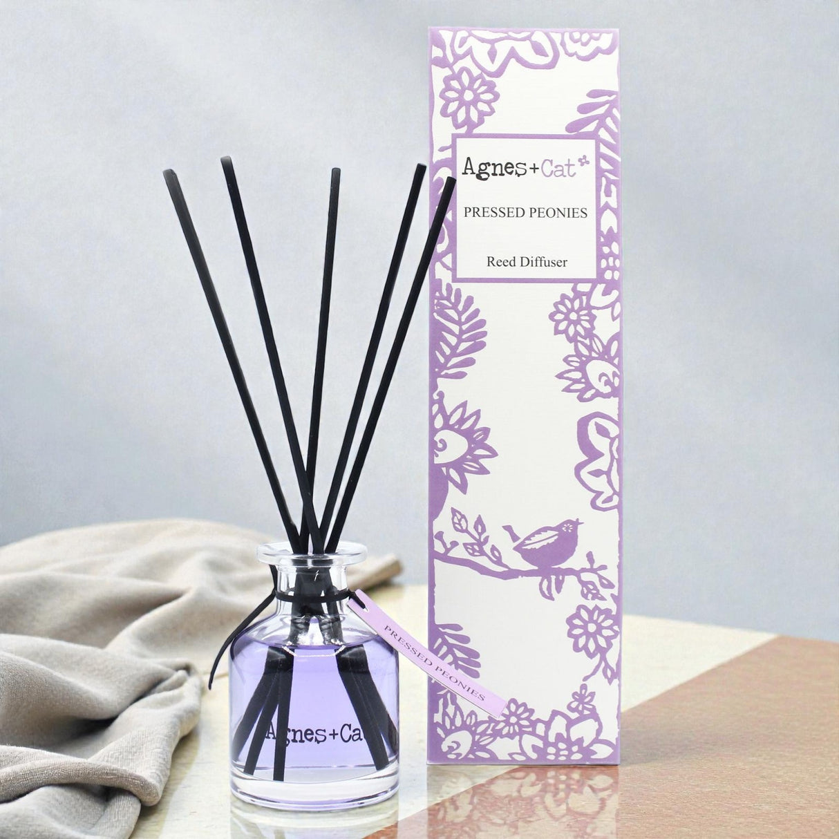 140 ml difuzér s tyčinkami – lisovaná pivonka