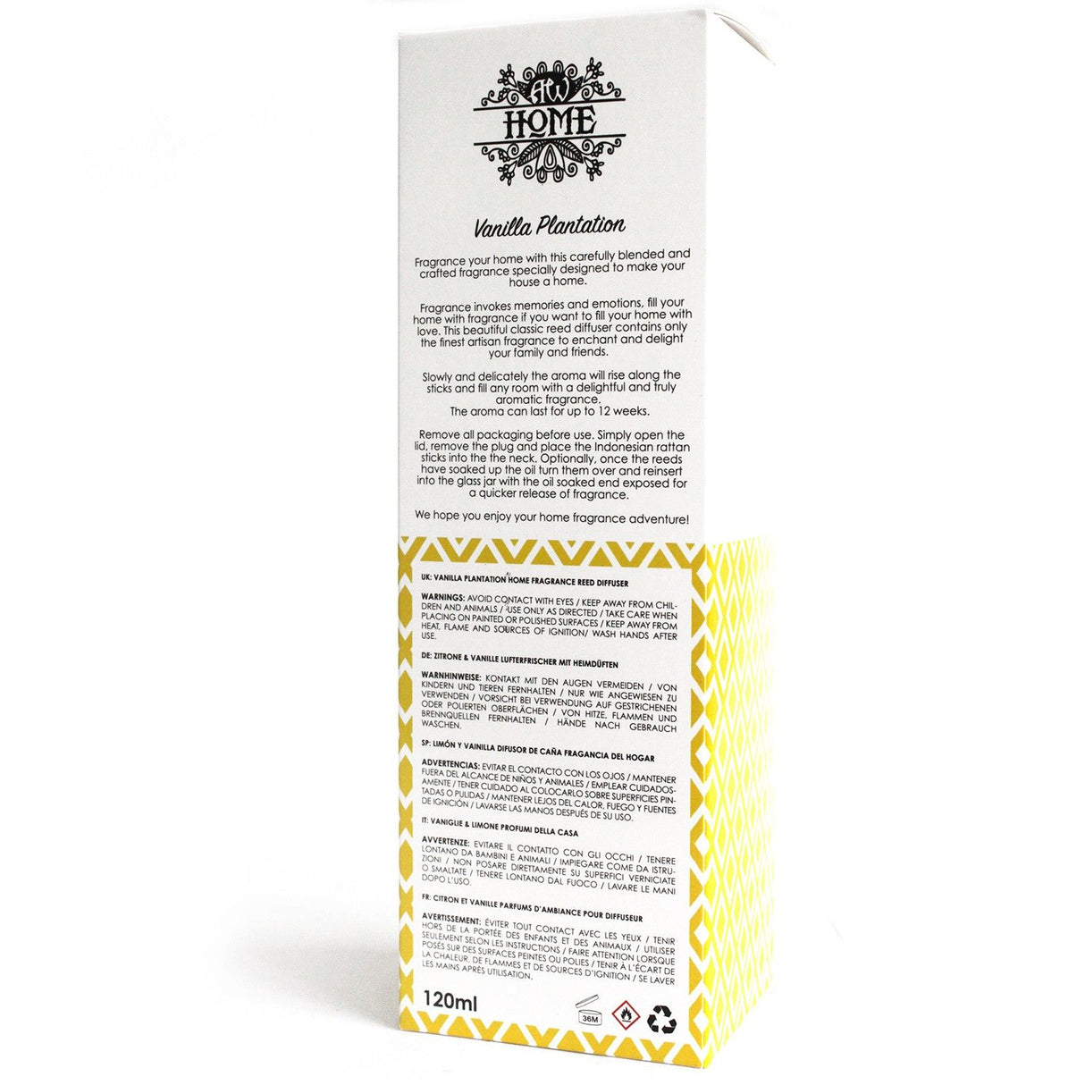 Reed Diffuser Vanilla Plantation 120ml