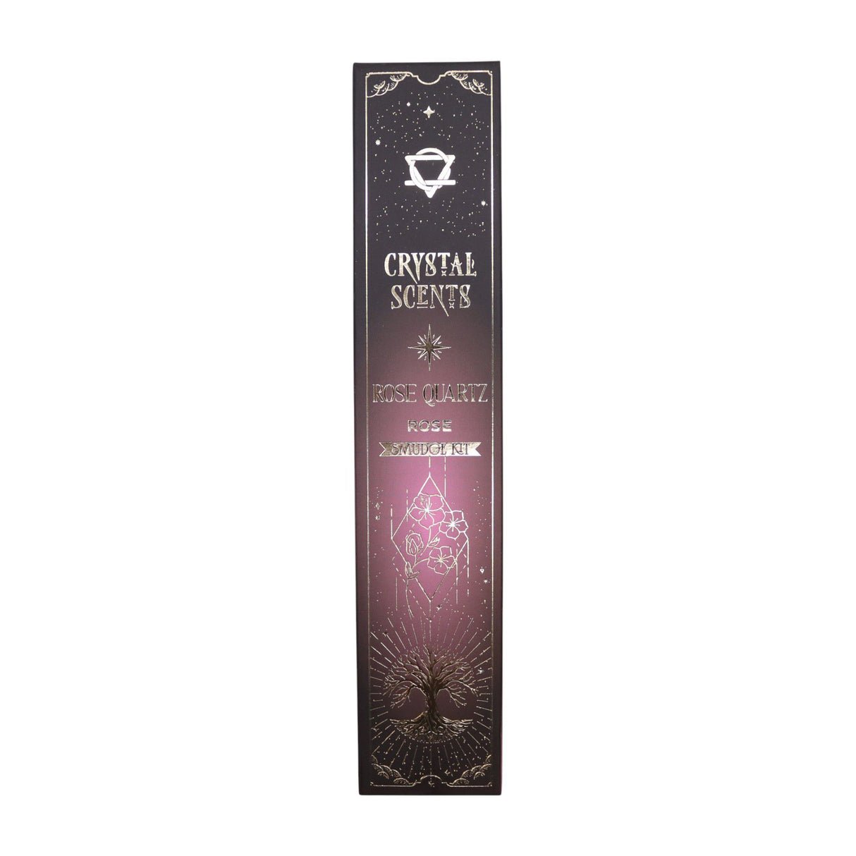Rose Quartz Crystal Scents Smudge Incense – Rose