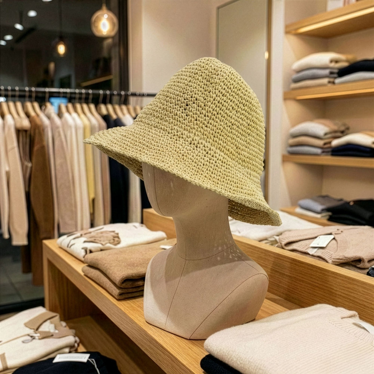 Nomad Sari Floppy Straw Sun Hat – Natural Beige
