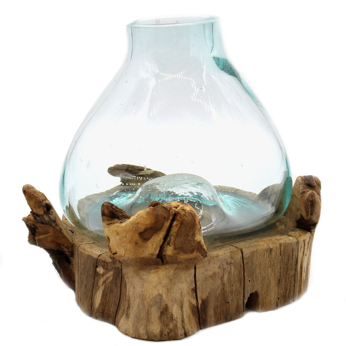 Aquarium en verre fondu avec lumière, 3.7L 30cm