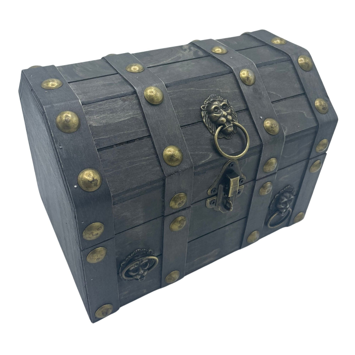 Treasure Chest, Large Grey Plywood