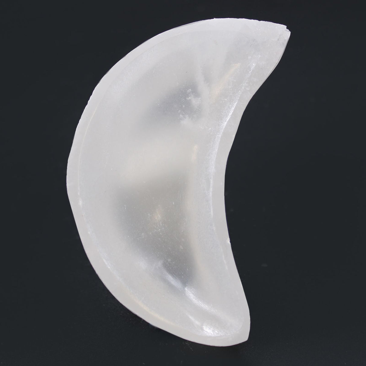 Cuenco de luna de selenita de 10 cm