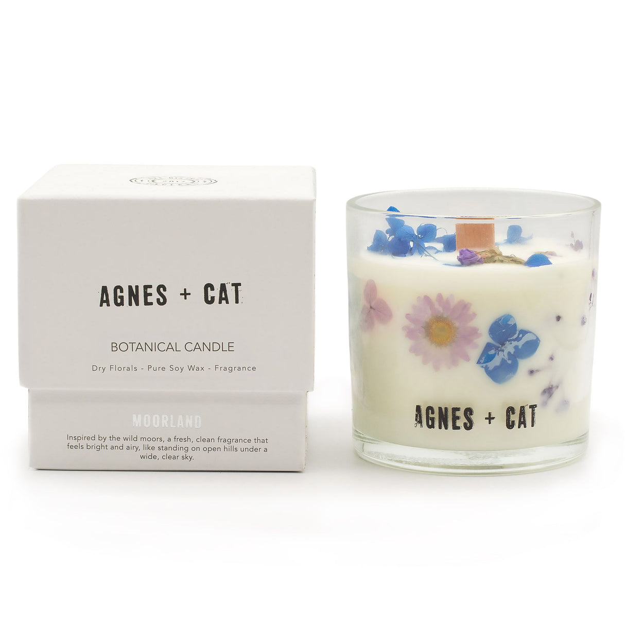 Agnes + Cat botanická sójová sviečka – Moorland