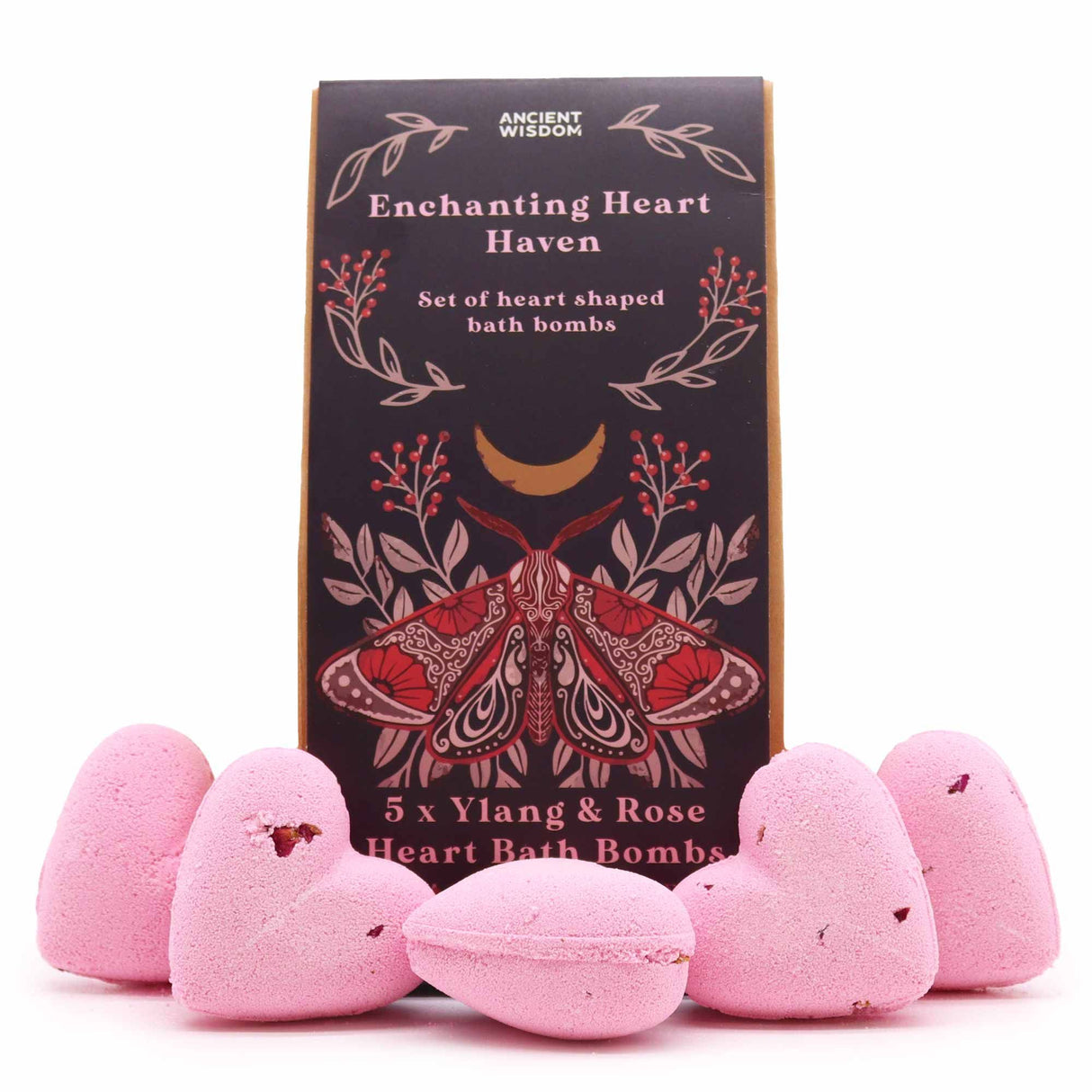 Set Regalo Bombe da Bagno Cuore 5 Pezzi