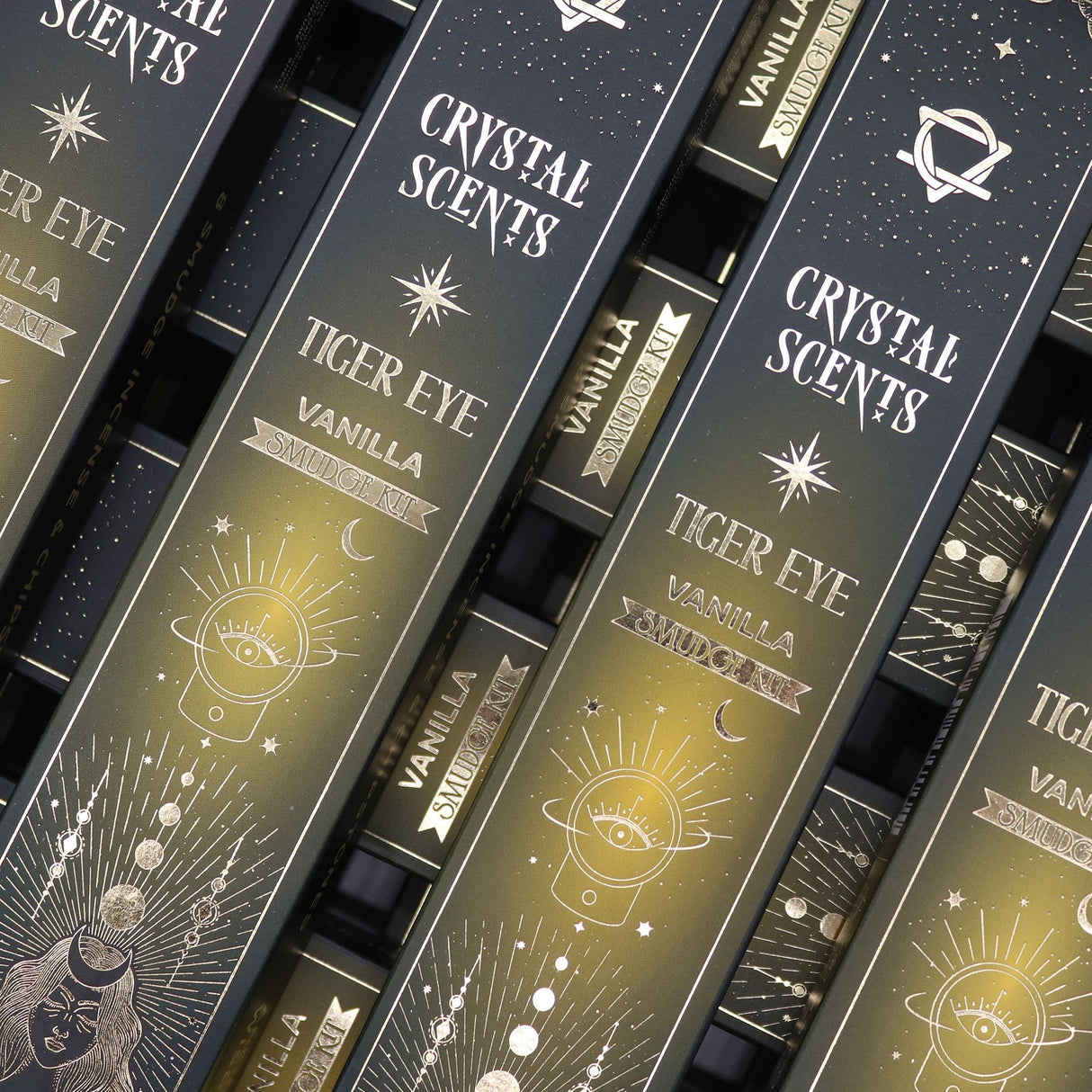 Tiger Eye Crystal Scents Smudge Incense – Vanilla