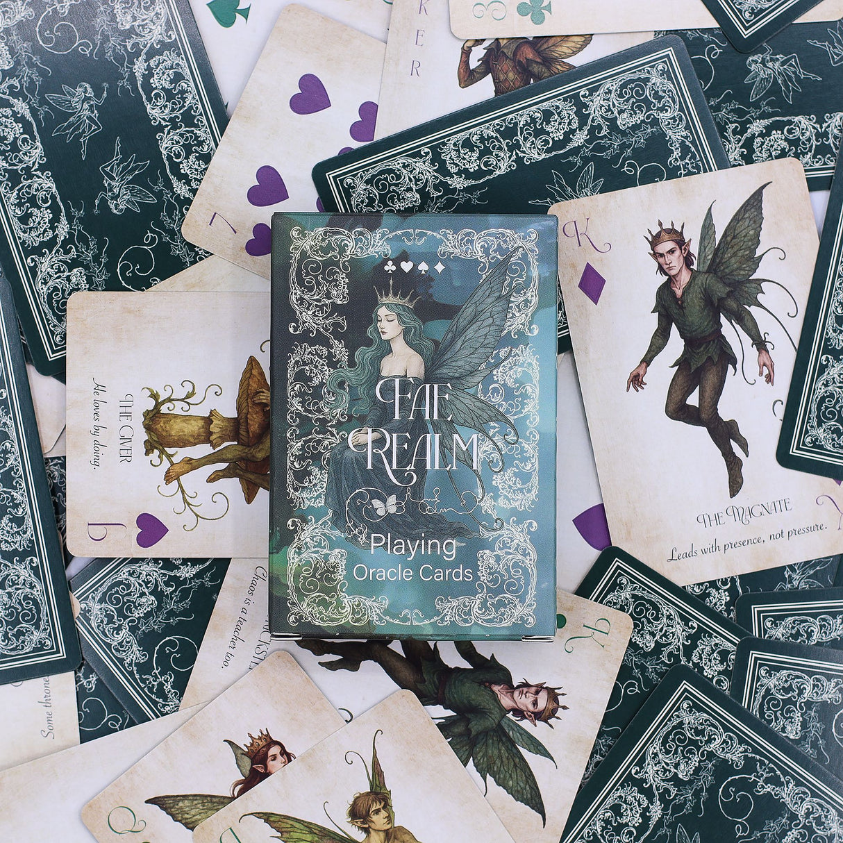 Fae Realm Playing & Oracle Cards – Fairy Theme