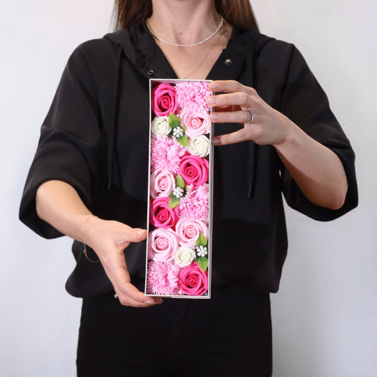 Såpeblomster Lang Eske Baby Velsignelser Rosa