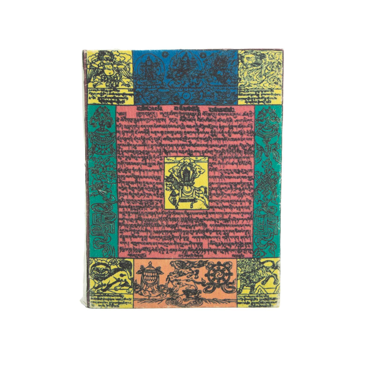 Lokta Traditional Prayer Flag Notebook – Medium (15x12cm) – 45 Leaves – Natural