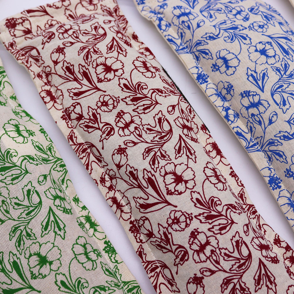 Bolsas de trigo de algodón natural morado