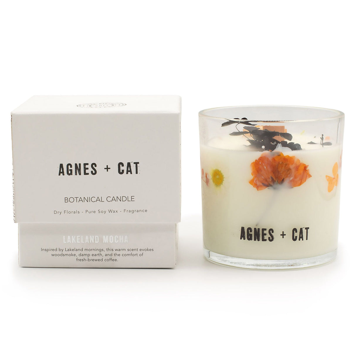Agnes + Cat Botanical Soy Wax Candle – Lakeland Mocha