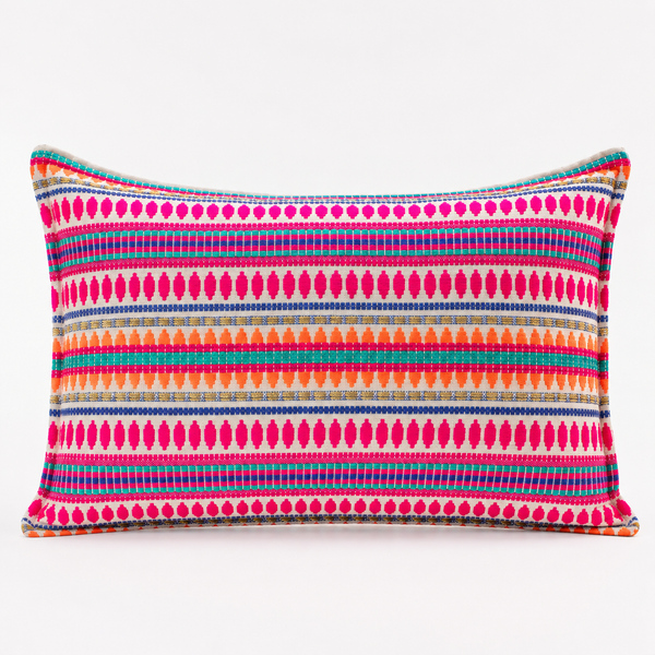 Classic Cushion Cover - Neon Stripes- 30 × 50 cm - Lumber Style