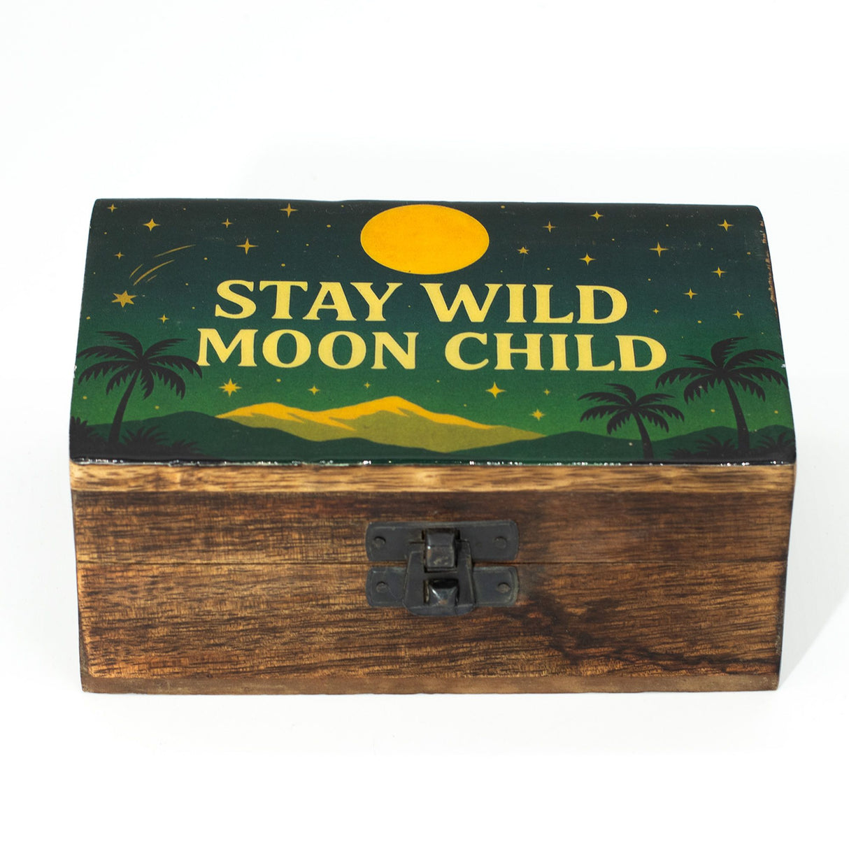 Medium Enamelled Box – Stay Wild Moon Child