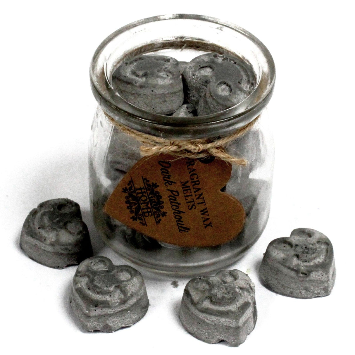 Tarro de Ceras Aromáticas de Cera de Soja, Pachulí Oscuro