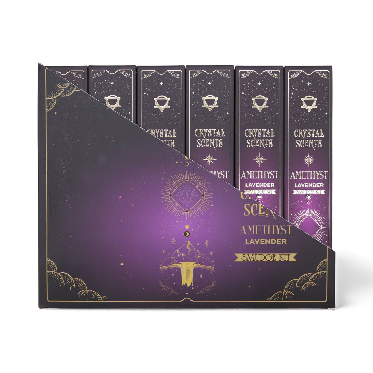 Amethyst Crystal Scents Smudge Incense – Lavender