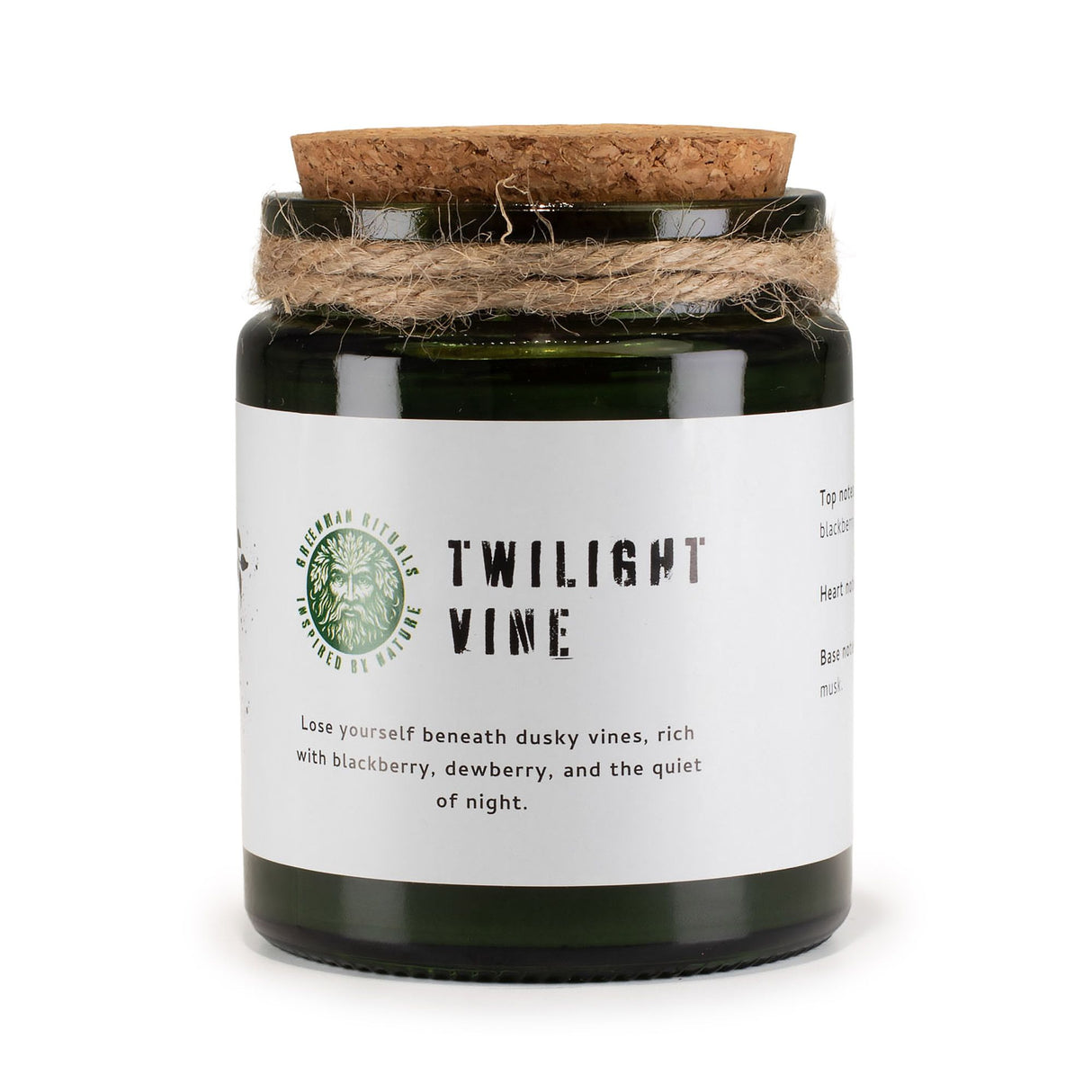 Greenman Woodwick Soy Candle – Twilight Vine