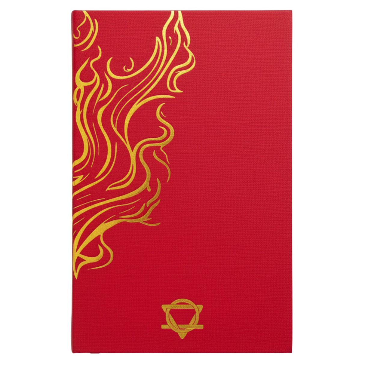 Red Wellness Journal – 120 pages – Golden Mandala and Lotus
