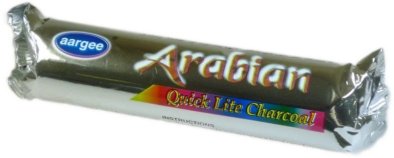 Pastillas de carbón para incienso y narguile (80 unidades)