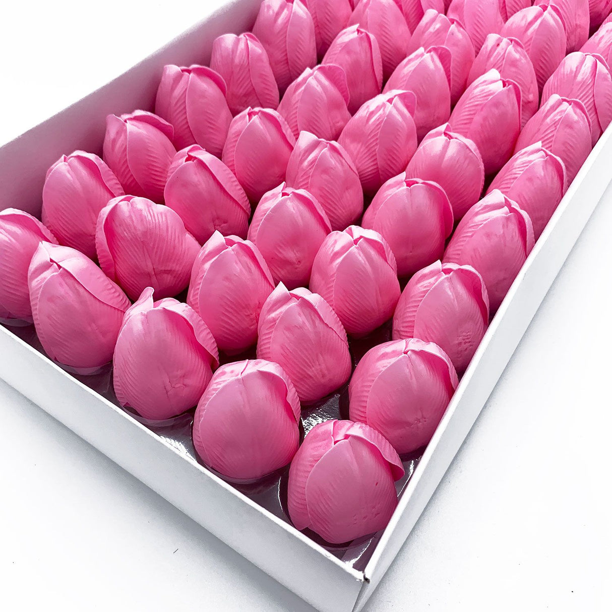 Savon Fleurs de Tulipe Moyen Rose 10 Pièces