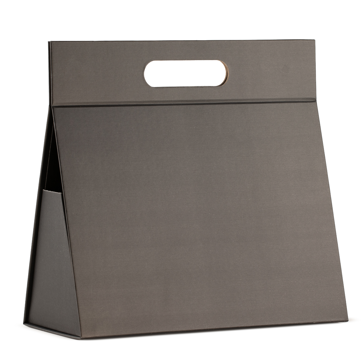 Flat Pack Gift Box - Lrg Hand Box (28 × 12.5 × 26 cm) - Black