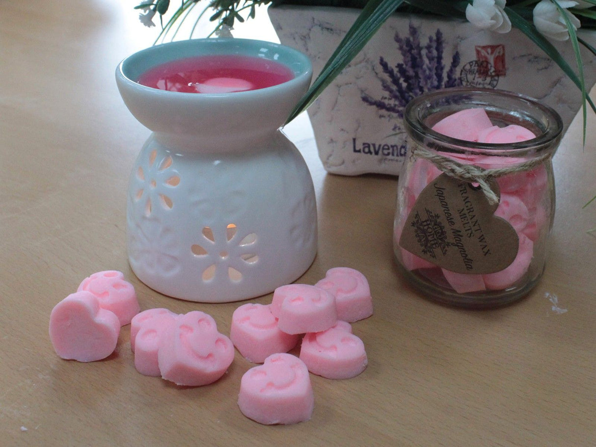 Восъчни топчета от соев восък в буркан, бял мускус