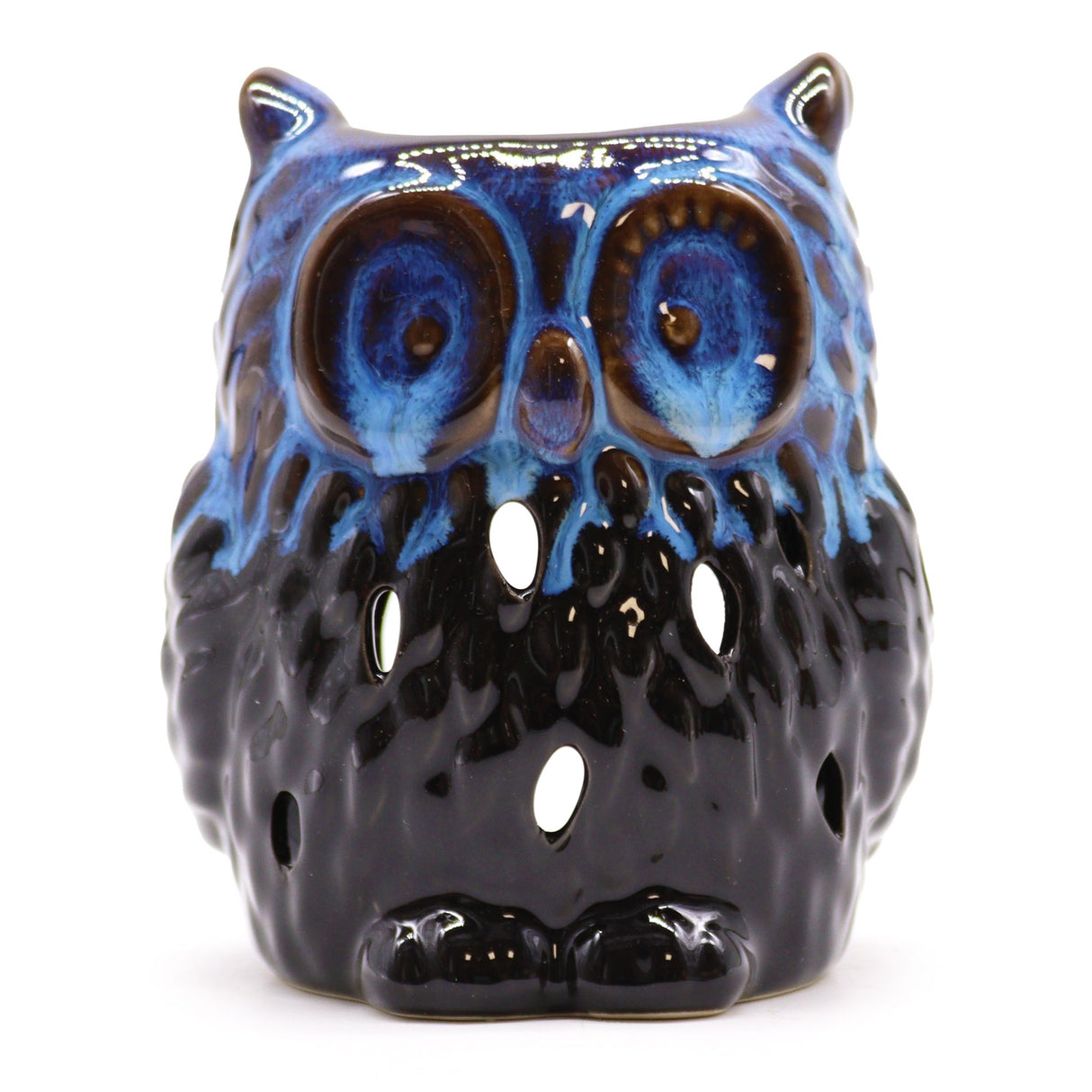Ceramic Oil Burner, Rustic Terracotta Owl Assorted