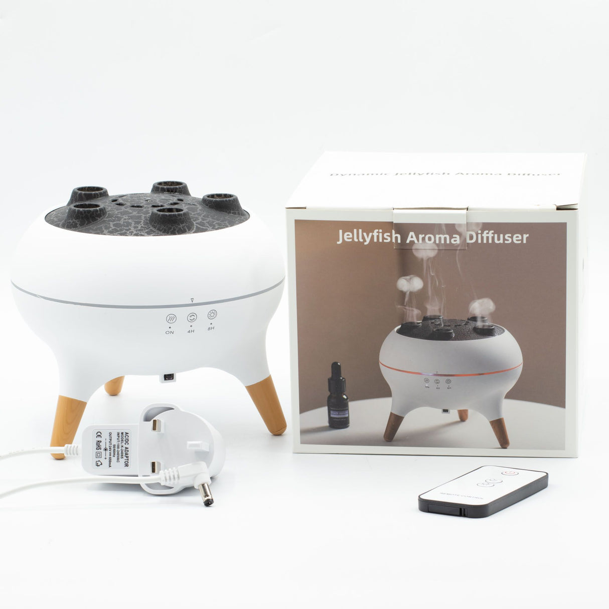 Διαχυτής Αρώματος με Εφέ Μέδουσας και Φωτισμό LED που Αλλάζει Χρώμα