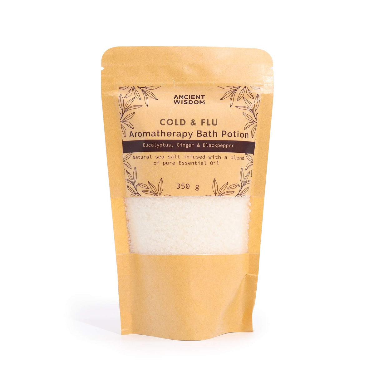 Aromatherapy Bath Salts – Eucalyptus Cold and Flu 350g