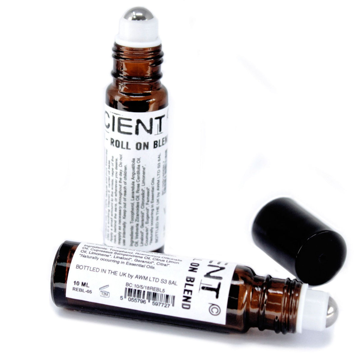 Essential Oil Roll On Bergamot Geranium Frankincense 10ml