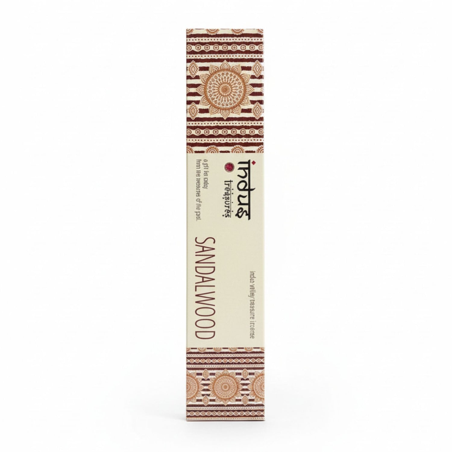 Indus Treasures Sandalwood Incense Sticks Hand-Rolled 15g