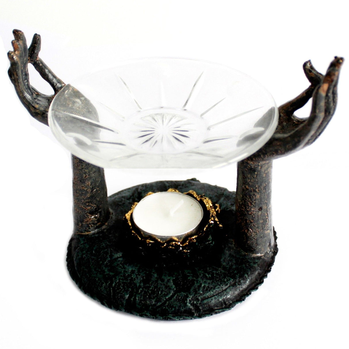 Λάδι Καυστήρας Βούδας Om Χέρια Αντίκα