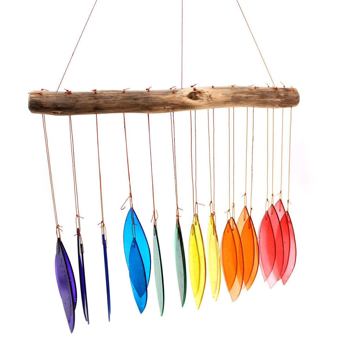 Κρεμαστά Καμπανάκια Ανεμοδαρμένα Ουράνιο Τόξο Γυαλί Διάφορα