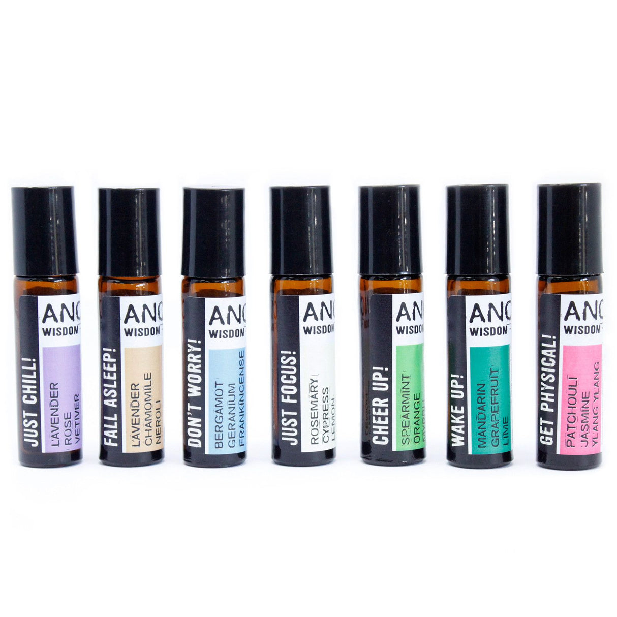 Essential Oil Roll On Bergamot Geranium Frankincense 10ml