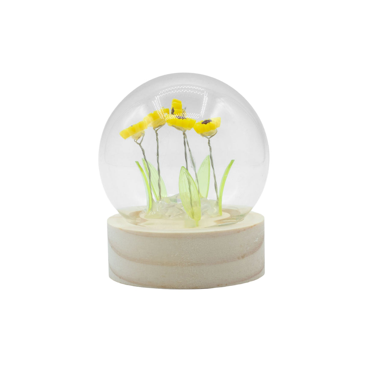 Floral Glow Garden Dome – 5 Sunflowers – LED Battery