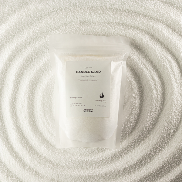 Unfragranced Candle Sand - White - 300g