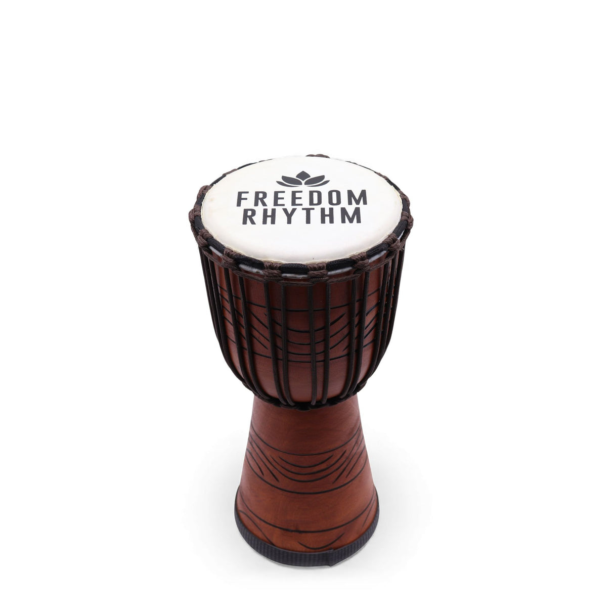 Mellemstor Pro Djembe Tromme - Freedom Rhythm (høj) – 40cm (18cm Diia)