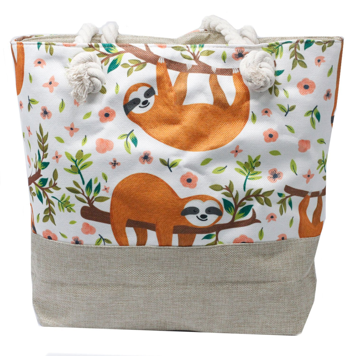 Sloth Gift Bag With Rope Handles