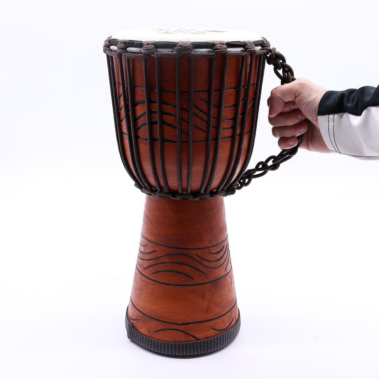 Mellemstor Pro Djembe Tromme - Freedom Rhythm (høj) – 40cm (18cm Diia)
