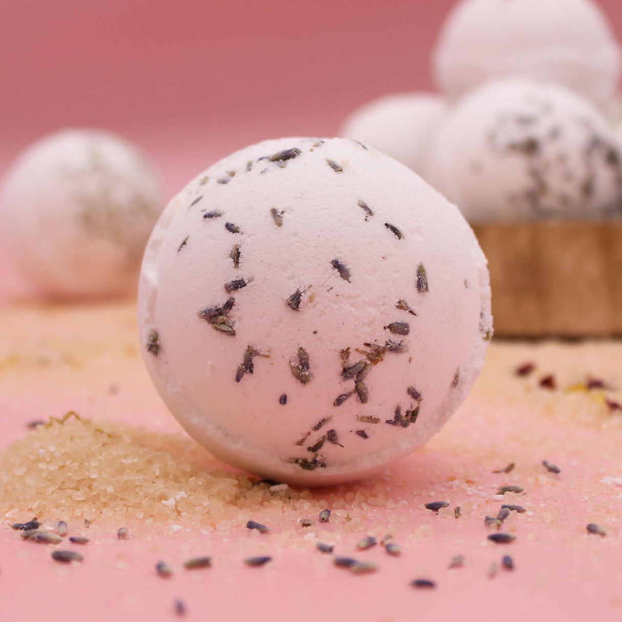 Himalayan Salt Bath Bomb Lavender and Jojoba Oil
