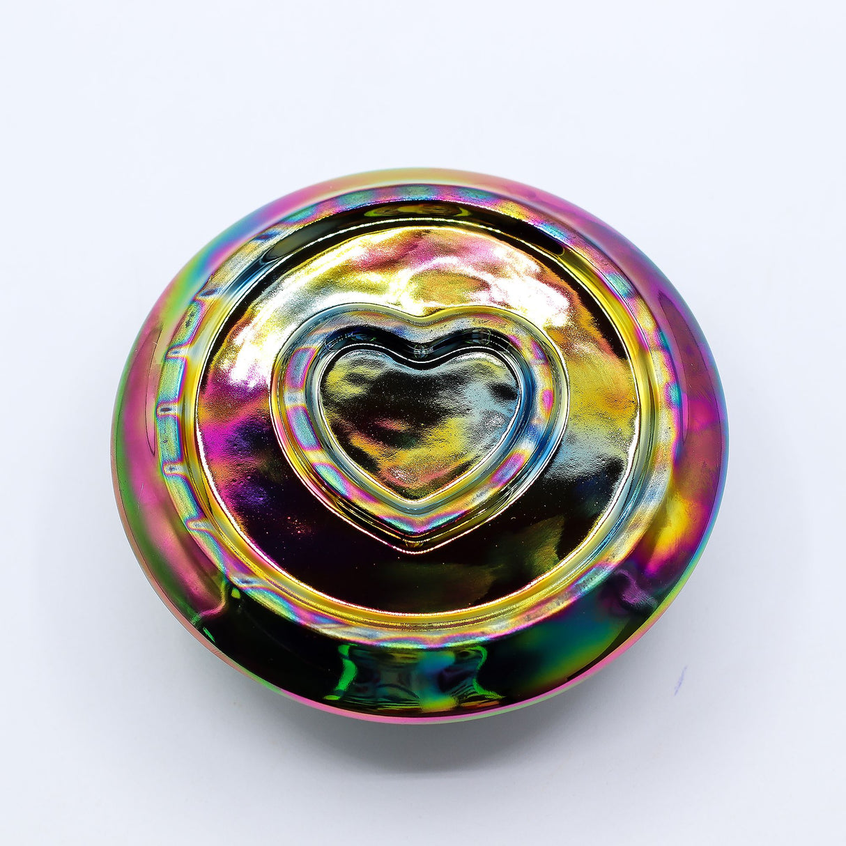 Palo Santo Smudge Incense Holder Iridescent Mandala Ceramic