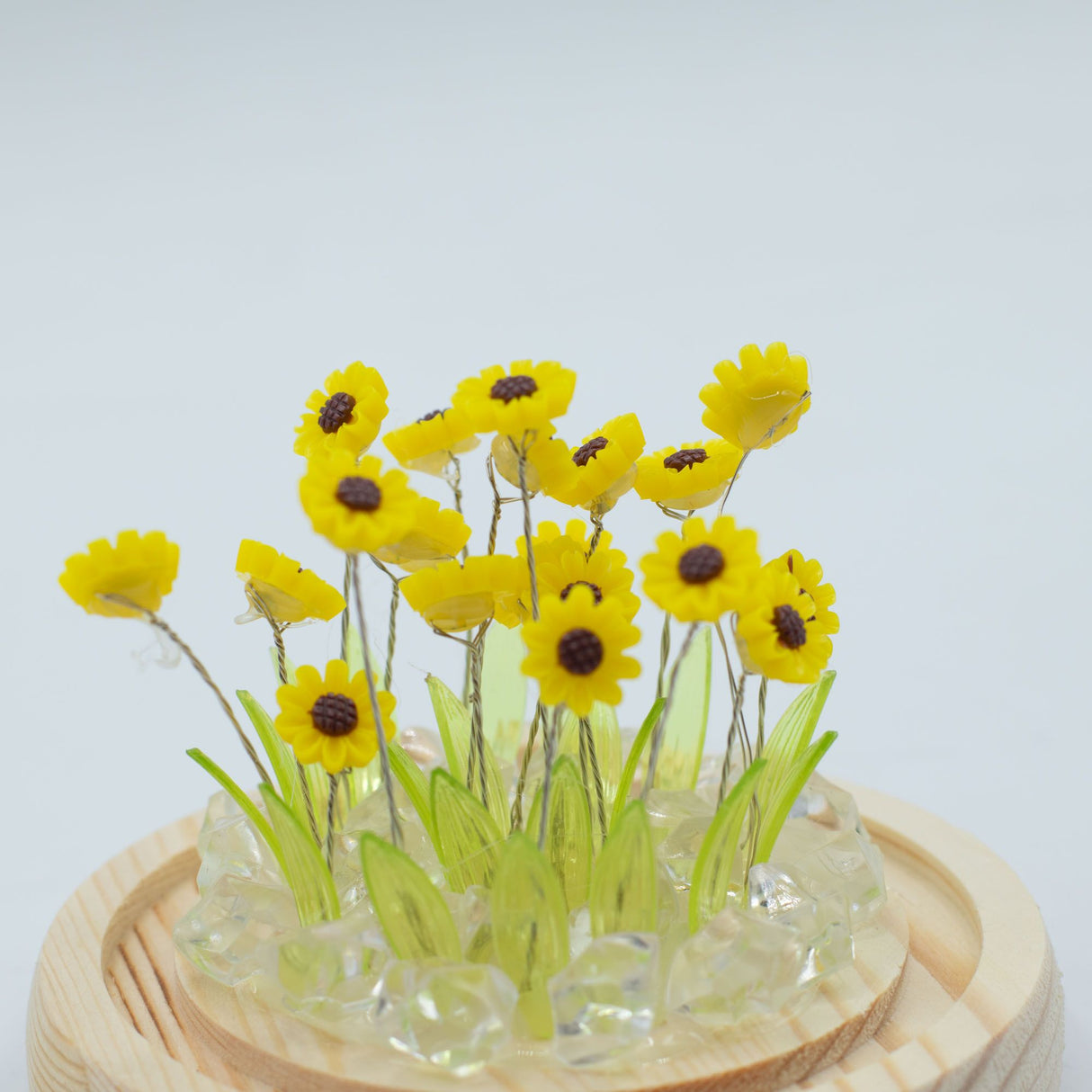 Градински купол Floral Glow – 20 слънчогледа – LED USB
