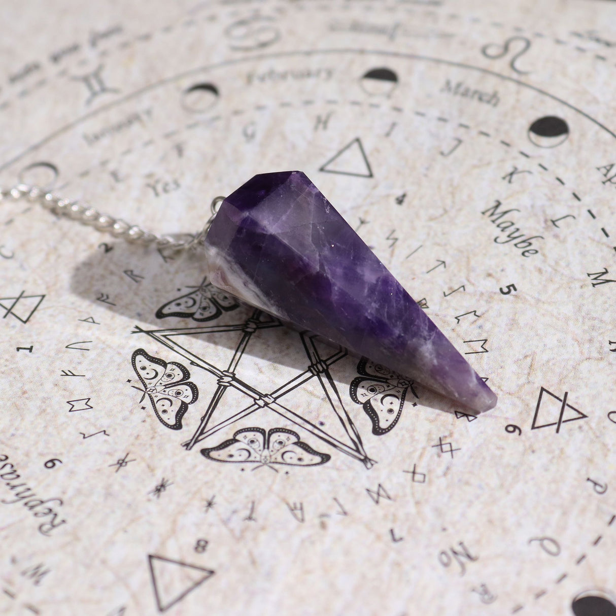 Ancient Witch Spell Incense – Seduction – Amethyst Pendulum