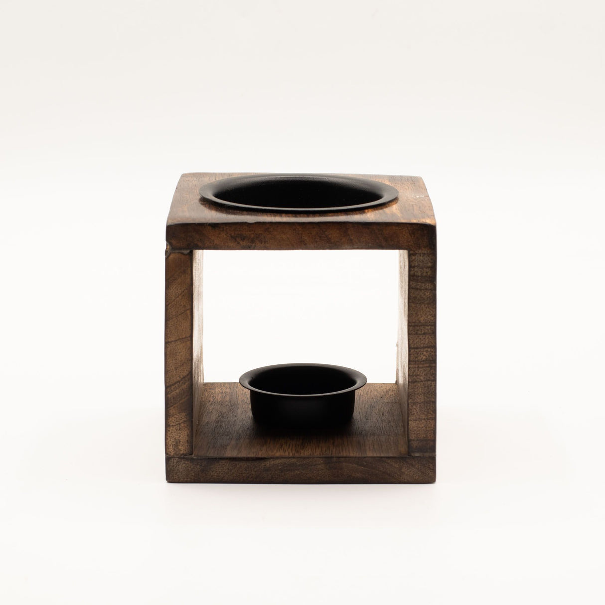 Square Mango Wood Oil Burner – Flower of Life