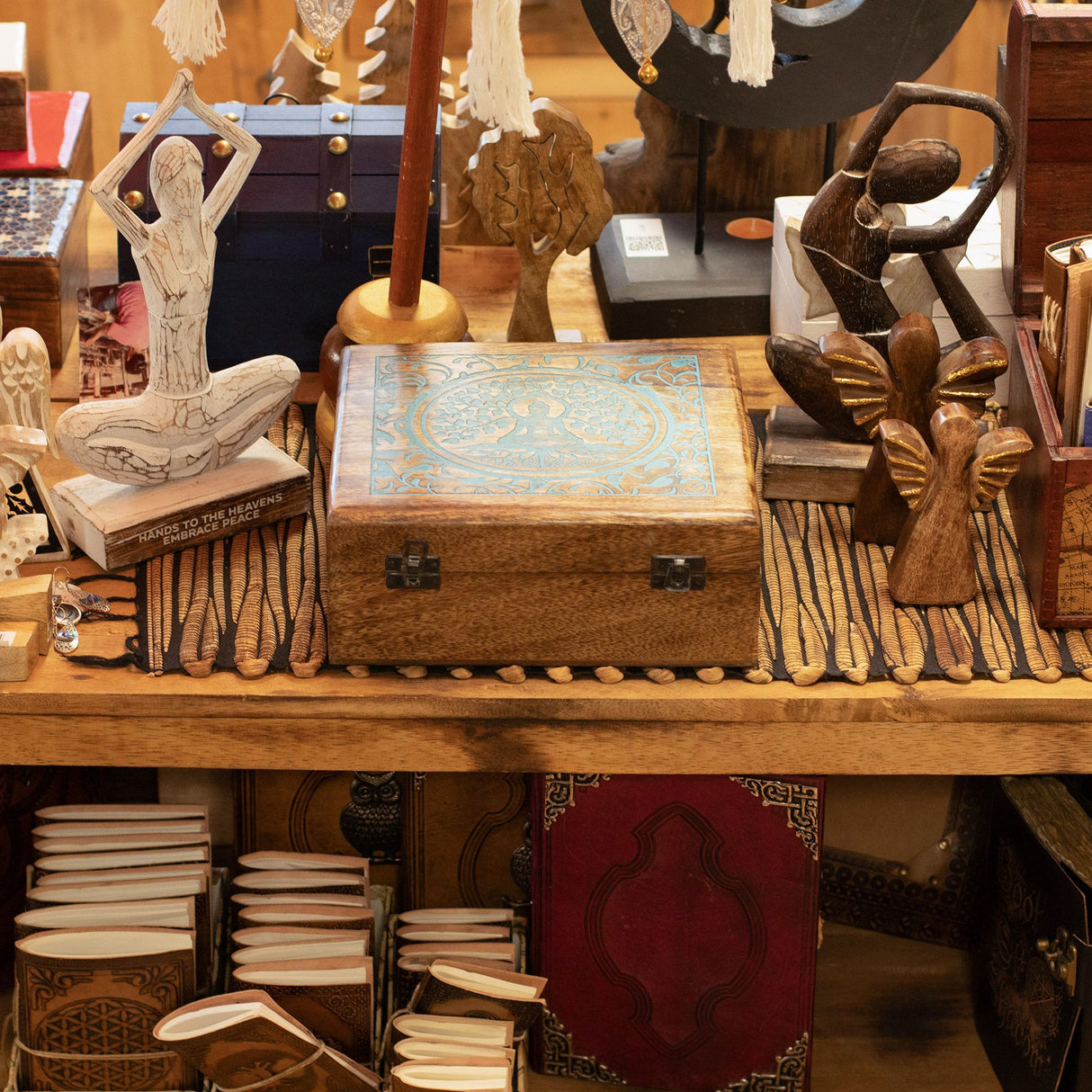 Extra stor mangolåda – Buddha Bodi-träd