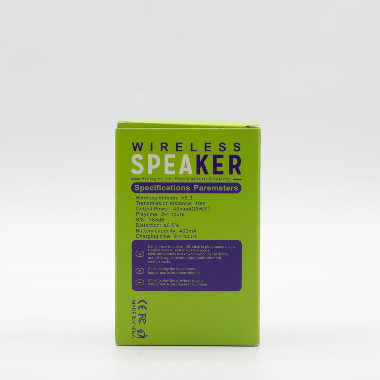 Camping Hook Green Mini Speaker