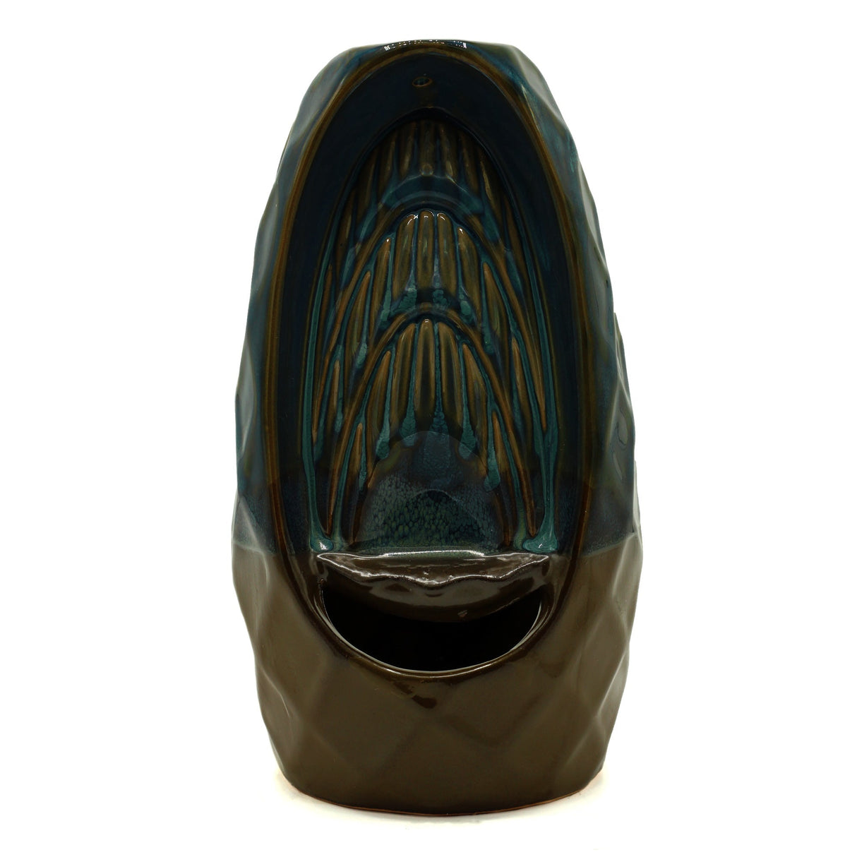 Backflow Incense Burner - Pineapple Mountain & Cascade Twin Design - SHAMTAM.COM