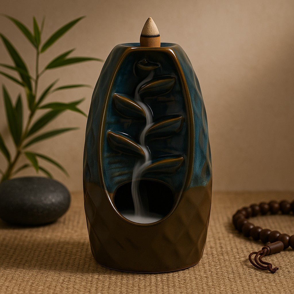 Backflow Incense Burner - Pineapple Mountain and Cascade - SHAMTAM.COM