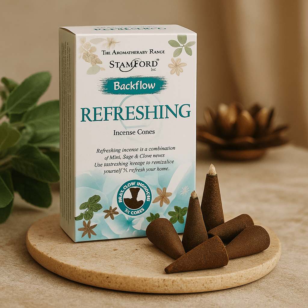 Backflow Incense Cones 12 Pack Aromatherapy Stamford - SHAMTAM.COM
