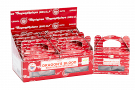Backflow Incense Cones Dragon's Blood 24 Pack Satya - SHAMTAM.COM