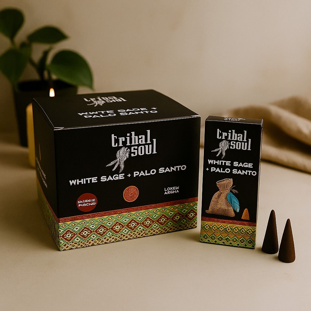 Backflow Incense Cones White Sage Palo Santo - SHAMTAM.COM